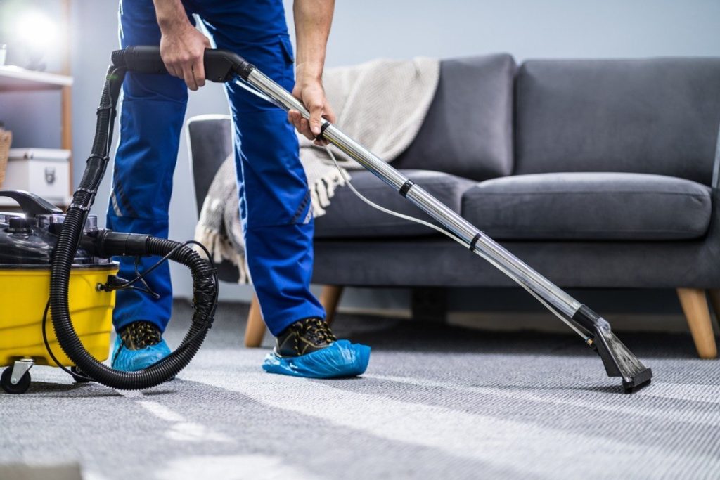 Professional carpet cleaning services with advanced equipment